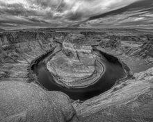 Load image into Gallery viewer, Celebrate Serenity: Horseshoe Bend River in Black and White