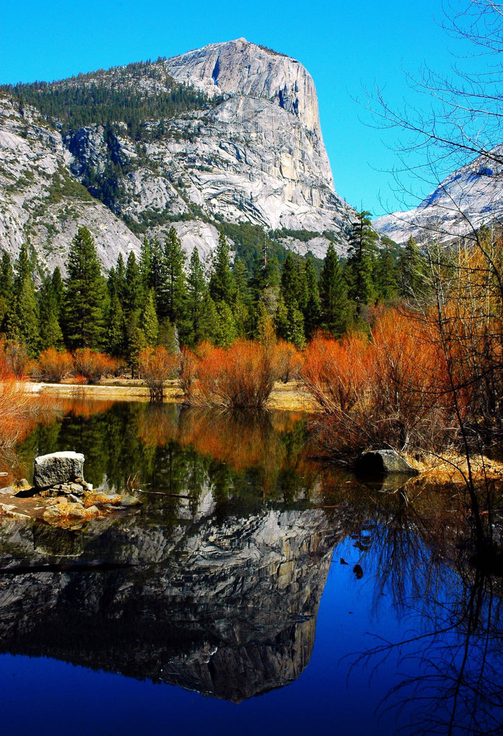 Mirror Lake at Fall 5 x 7 / Colored Tracy McCrackin Photography GiclŽe - Tracy McCrackin Photography