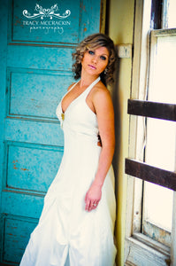 Girl with White Party Dress Tracy McCrackin Photography - Tracy McCrackin Photography