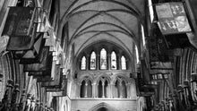 Load image into Gallery viewer, Knightly Flags of St. Patrick&#39;s Cathedral 5 x 7 / B&amp;W Tracy McCrackin Photography GiclŽe - Tracy McCrackin Photography