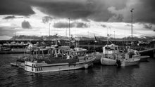 Load image into Gallery viewer, Jewel-toned Sunset Over Iceland&#39;s Harbor 5 x 7 / B&amp;W Tracy McCrackin Photography GiclŽe - Tracy McCrackin Photography