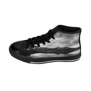 Iceland's Mountains Men's High-top Sneakers