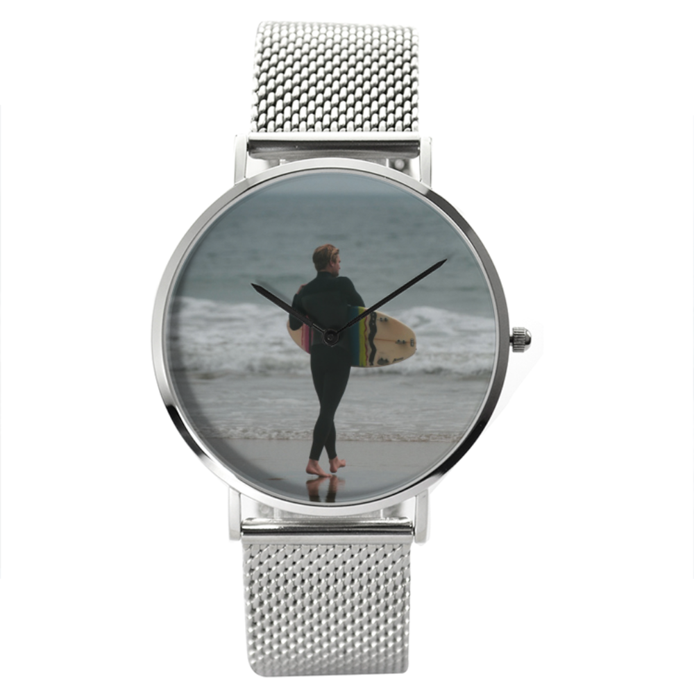 Surf’s Up - Waterproof Quartz Stainless Steel Band Watch - Tracy McCrackin Photography