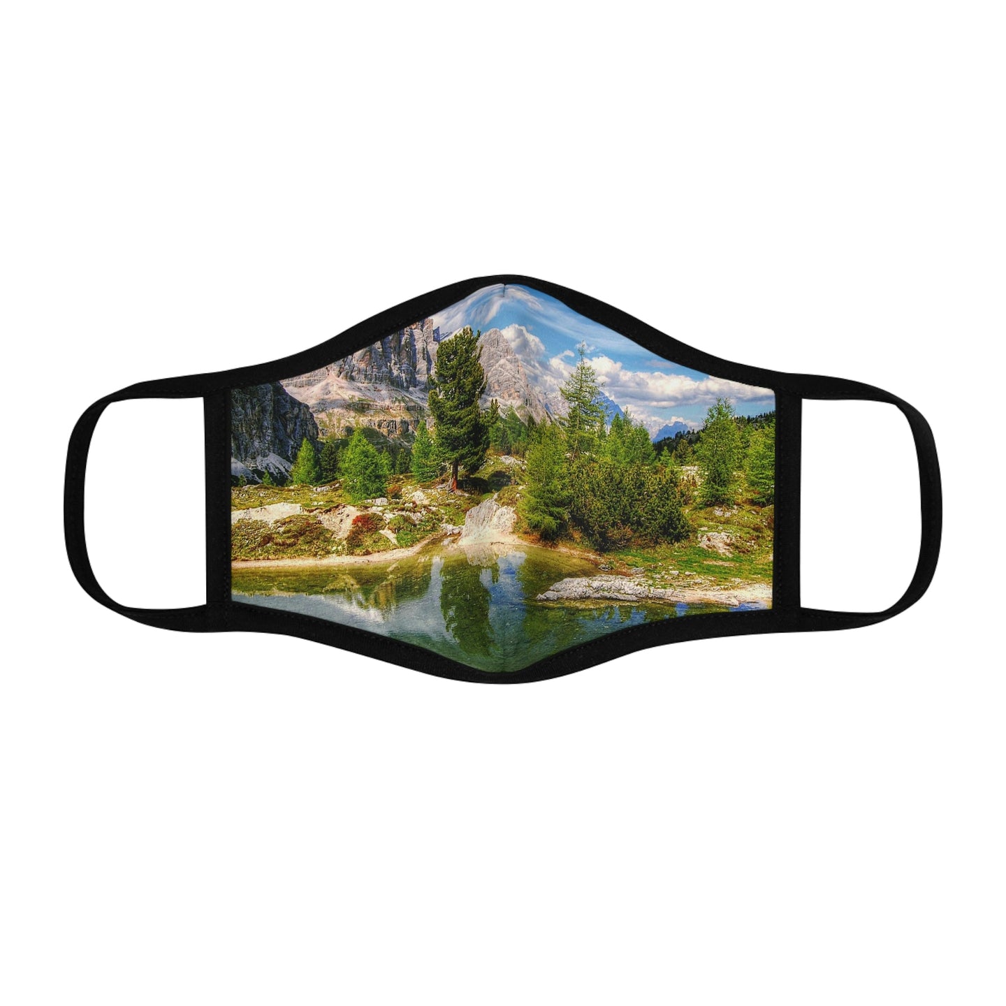 Parks Fitted Polyester Face Mask - Utah
