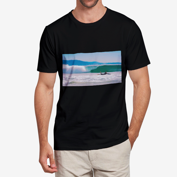 California Waves Heavy Cotton Adult T-Shirt Printy6 Clothing - Tracy McCrackin Photography