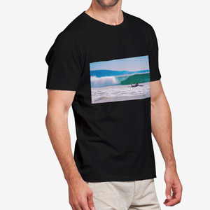 California Waves Heavy Cotton Adult T-Shirt Printy6 Clothing - Tracy McCrackin Photography