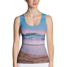 Load image into Gallery viewer, Crashing Waves Beach Tank Top Printful Clothing - Tracy McCrackin Photography