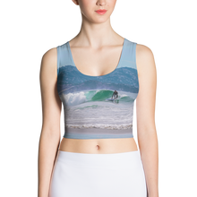 Load image into Gallery viewer, Surfer Summer Crop Top Printful Clothing - Tracy McCrackin Photography