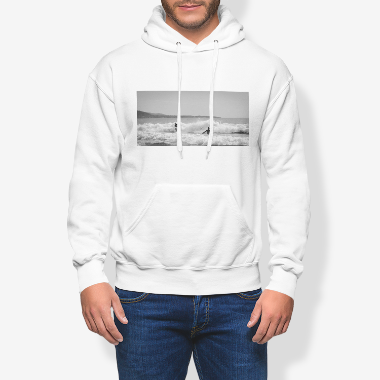 Surfing the Foam Men's Pullover Hoodie Printy6 Men's Hoodies - Tracy McCrackin Photography