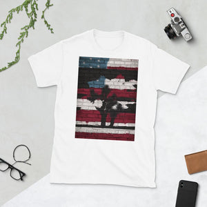 Patriotic Joshua Tree Short-Sleeve Unisex T-Shirt Tracy McCrackin Photography - Tracy McCrackin Photography