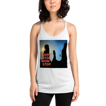 Load image into Gallery viewer, Can&#39;t Stop Wont Stop Women&#39;s Racerback Tank Tracy McCrackin Photography - Tracy McCrackin Photography