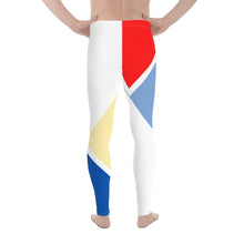 Load image into Gallery viewer, Vibrant Men&#39;s Leggings (Red/White/Blue) Tracy McCrackin Photography Clothing - Tracy McCrackin Photography