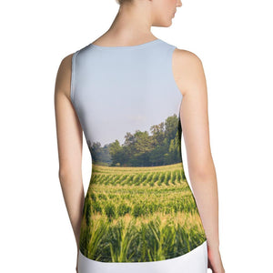 Country Fields Tank Top Printful Clothing - Tracy McCrackin Photography