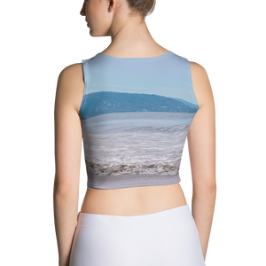 Surfer Summer Crop Top Printful Clothing - Tracy McCrackin Photography