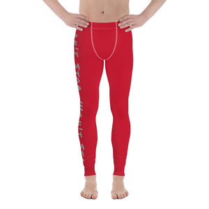 Can't Stop Men's Workout Leggings (Red) Tracy McCrackin Photography Clothing - Tracy McCrackin Photography