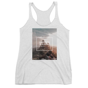 Happiness Is A Choice Women's Racerback Tank Tracy McCrackin Photography - Tracy McCrackin Photography