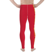 Load image into Gallery viewer, Wicked Lines Men&#39;s Leggings (Red) Tracy McCrackin Photography Clothing - Tracy McCrackin Photography