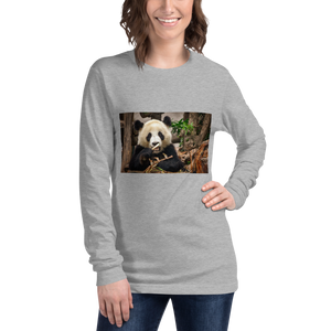Panda Love Long Sleeve Tee Printful Clothing - Tracy McCrackin Photography