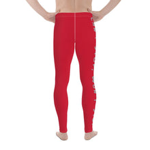 Load image into Gallery viewer, Can&#39;t Stop Men&#39;s Workout Leggings (Red) Tracy McCrackin Photography Clothing - Tracy McCrackin Photography