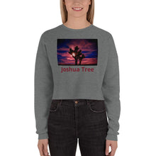 Load image into Gallery viewer, Joshua Tree Crop Sweatshirt Tracy McCrackin Photography - Tracy McCrackin Photography