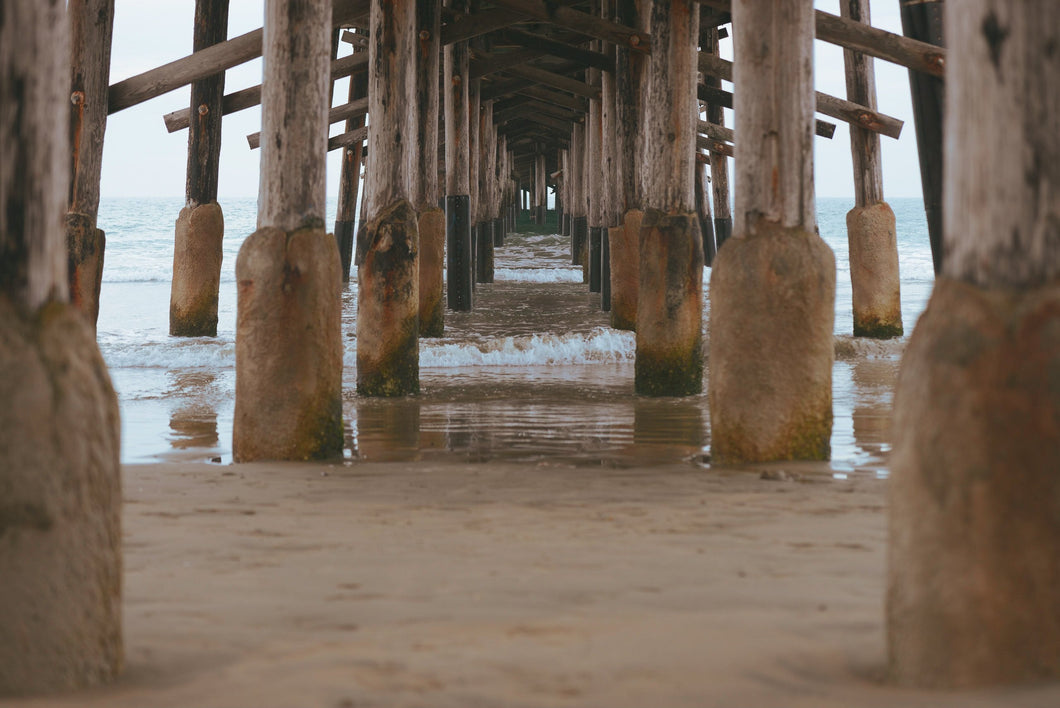 Beach Pier in SoCal 5x7 / Color Tracy McCrackin Photography GiclŽe - Tracy McCrackin Photography