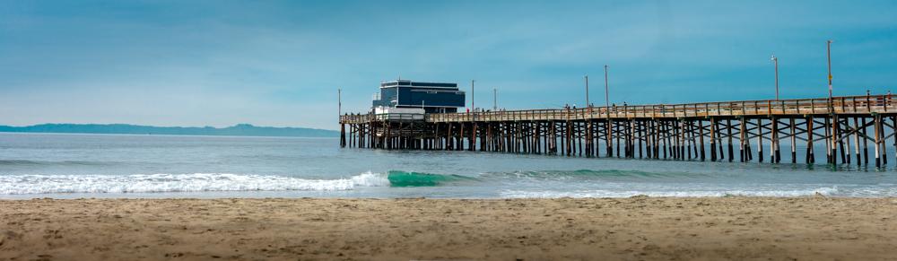 Blissful Views of Newport Beach Coastline 24x6 / Colored Tracy McCrackin Photography GiclŽe - Tracy McCrackin Photography
