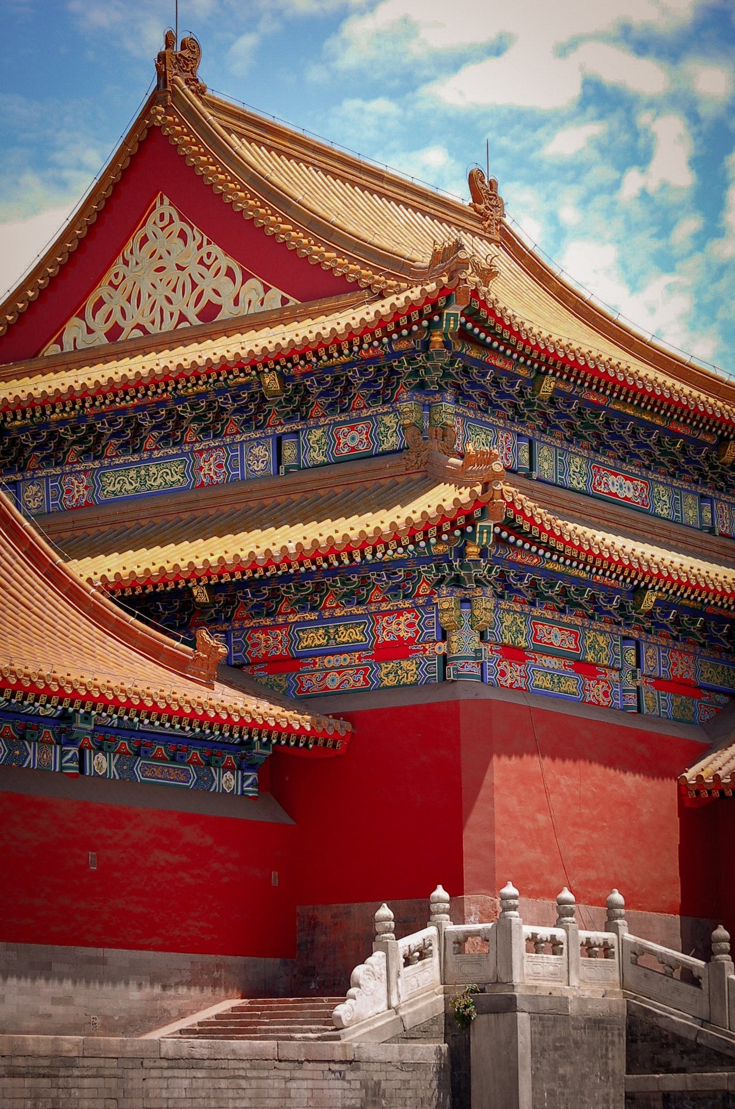 Buildings of the Forbidden City 5 x 7 / Colored Tracy McCrackin Photography GiclŽe - Tracy McCrackin Photography