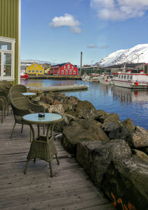 Cafe along the Icelandic harbor Tracy McCrackin Photography - Tracy McCrackin Photography