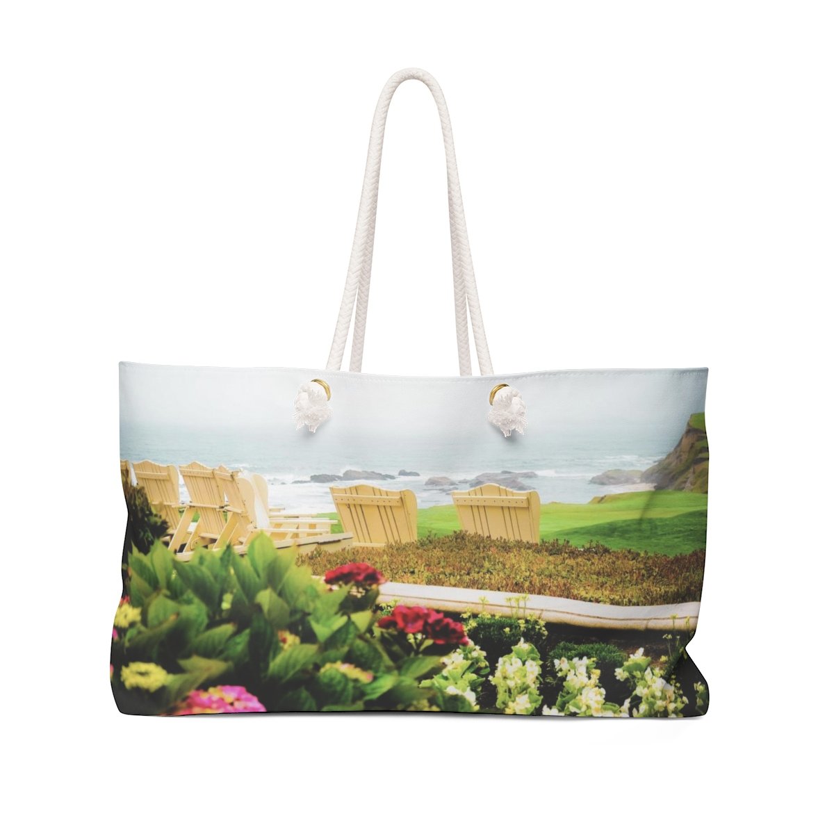 Beachy Weekender Bag - Carmel, California Printify Bags - Tracy McCrackin Photography