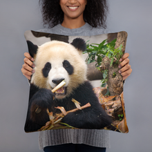 Load image into Gallery viewer, Adorable Panda Pillows Printful Home Decor - Tracy McCrackin Photography