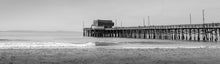 Load image into Gallery viewer, Blissful Views of Newport Beach Coastline 24x6 / B&amp;W Tracy McCrackin Photography GiclŽe - Tracy McCrackin Photography