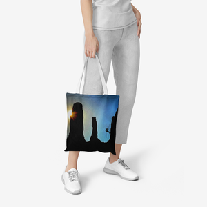Celestial Sky Tote - Heavy Duty Natural Canvas Printy6 Bags - Tracy McCrackin Photography