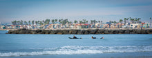 Load image into Gallery viewer, Happiness Comes in Waves Newport Beach 24 X 6 / Colored Tracy McCrackin Photography GiclŽe - Tracy McCrackin Photography