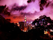 Load image into Gallery viewer, Hong Kong&#39;s Ruby City at Night 5 x 7 / Colored Tracy McCrackin Photography GiclŽe - Tracy McCrackin Photography