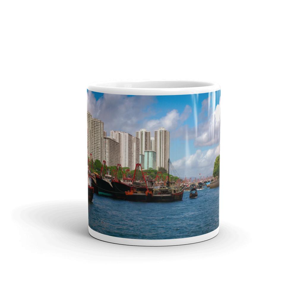 Hong Kong Harbor Mug Printful Home Decor - Tracy McCrackin Photography