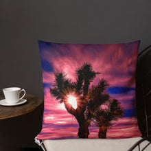 Load image into Gallery viewer, Joshua Tree Moonlit Sky Premium Pillow Tracy McCrackin Photography Home Decor - Tracy McCrackin Photography