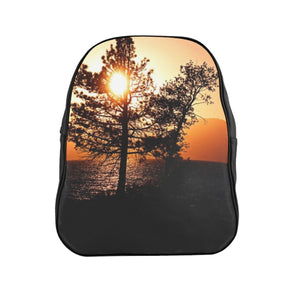 Lake Tahoe Mountain Sunset Utility Backpack Printify Bags - Tracy McCrackin Photography