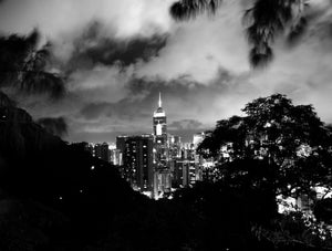 Hong Kong's Ruby City at Night 5 x 7 / B&W Tracy McCrackin Photography GiclŽe - Tracy McCrackin Photography