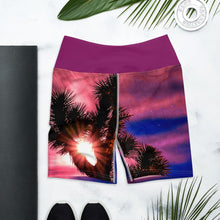 Load image into Gallery viewer, Joshua Tree Colorful Yoga Shorts Tracy McCrackin Photography - Tracy McCrackin Photography