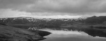 Load image into Gallery viewer, Panorama View of Iceland&#39;s Fjords 5 x 7 / B&amp;W Tracy McCrackin Photography GiclŽe - Tracy McCrackin Photography