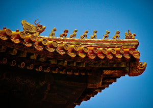 Rooftops of the Forbidden City 5 x 7 / Colored Tracy McCrackin Photography GiclŽe - Tracy McCrackin Photography