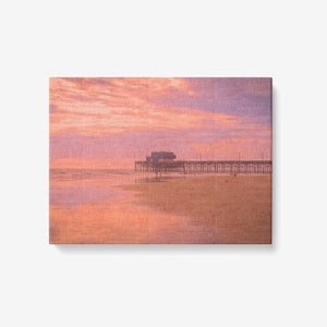 Orange Sunset - 1 Piece Canvas Wall Art - Framed Ready to Hang 24"x18" Printy6 Wall art - Tracy McCrackin Photography