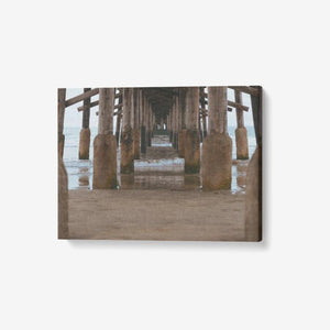 Pier Delight - 1 Piece Canvas Wall Art - Framed Ready to Hang 24"x18" Printy6 Wall art - Tracy McCrackin Photography