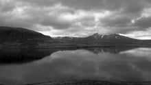 Load image into Gallery viewer, Panarama of the Fjords of Iceland 12 x 6 / B&amp;W Tracy McCrackin Photography GiclŽe - Tracy McCrackin Photography