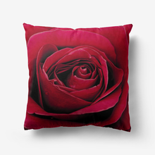 Load image into Gallery viewer, Red Rose Throw Pillow Printy6 Pillows &amp; Covers - Tracy McCrackin Photography