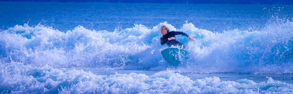 Coastal Thrill: Surfing in Huntington Beach Tracy McCrackin Photography Wall art - Tracy McCrackin Photography