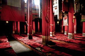 Tibetan Interior Monastery 5 x 7 / Colored Tracy McCrackin Photography GiclŽe - Tracy McCrackin Photography