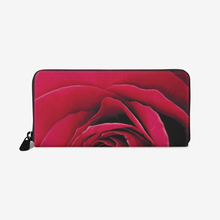 Load image into Gallery viewer, Vibrant Red Leather Wallet - Tracy McCrackin Photography