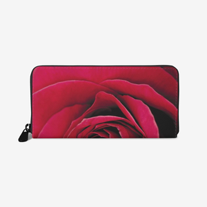 Vibrant Red Leather Wallet - Tracy McCrackin Photography
