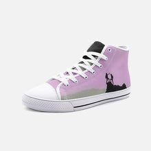 Load image into Gallery viewer, Sick SendsUnisex High Top Canvas Shoes (Pink/Grey) Printy6 Shoes - Tracy McCrackin Photography